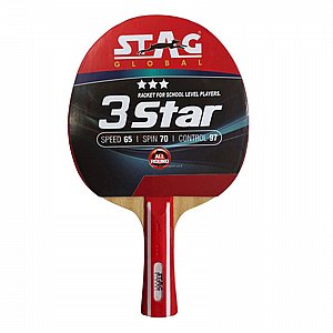 מחבט פינג פונג STAG GLOBAL 3 Star – שליטה, דיוק וביצועים לשחקנים מתקדמים מחבט פינג פונג STAG GLOBAL 3 Star – שליטה, דיוק וביצועים לשחקנים מתקדמים