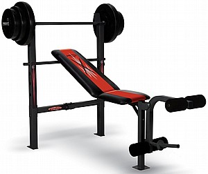 ספת כושר עם משקולות 45 ק"ג ספת כושר עם משקולות 45 ק"ג